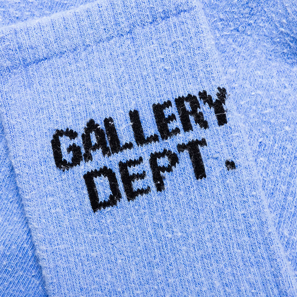 Clean Socks Fluorescent Blue
