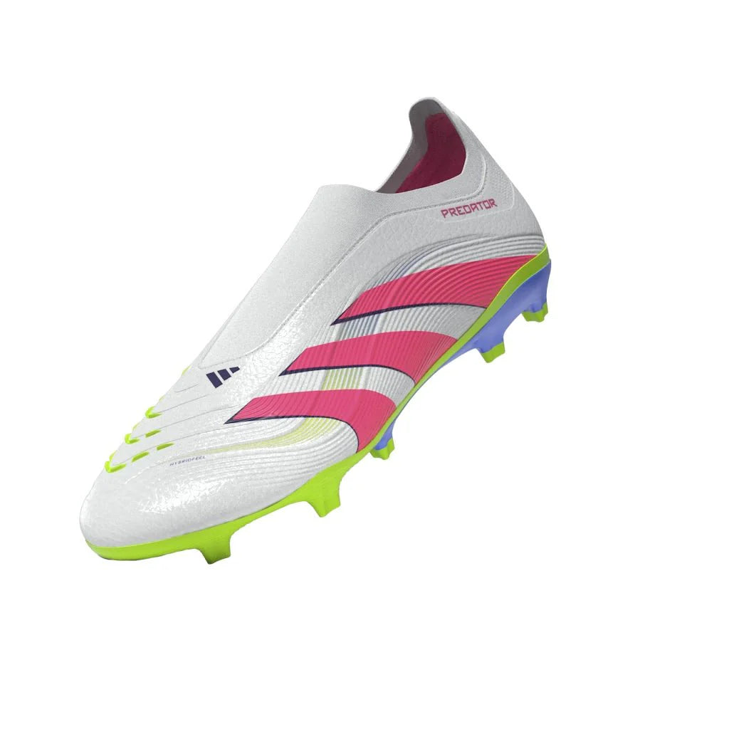 adidas Predator League Laceless Firm Multi Ground Boots White Pink
