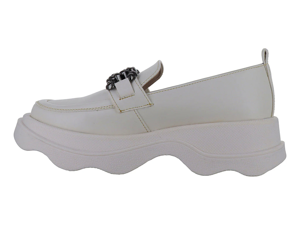 Zapatos Loafer Mutante Latte para Mujer