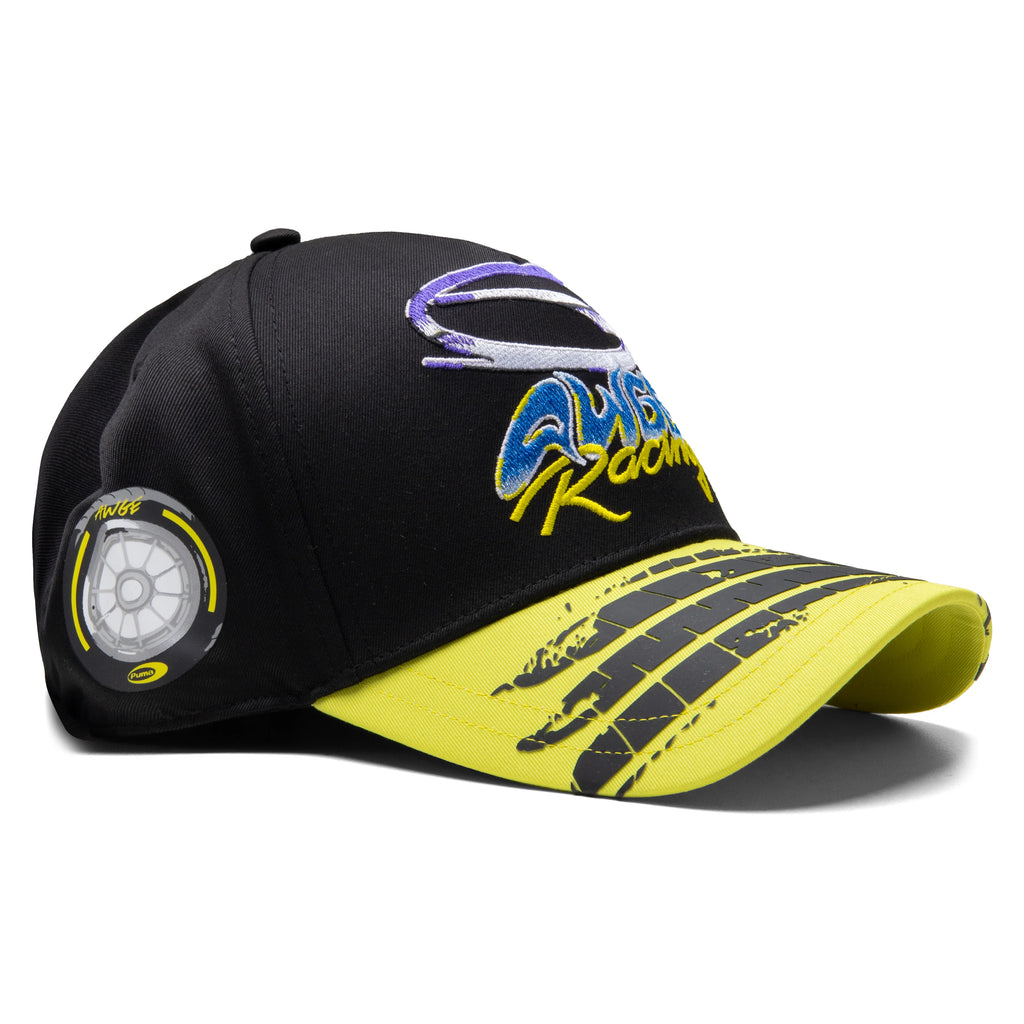 Puma x AAP Rocky AWGE Racing Cap Black Lime Sheen